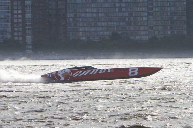 Norwegian-owned ’Team Gasse’ will clash with Australian entry ’Maritimo’ and at least three others in Superboat Unlimited.  © Rodrick Cox